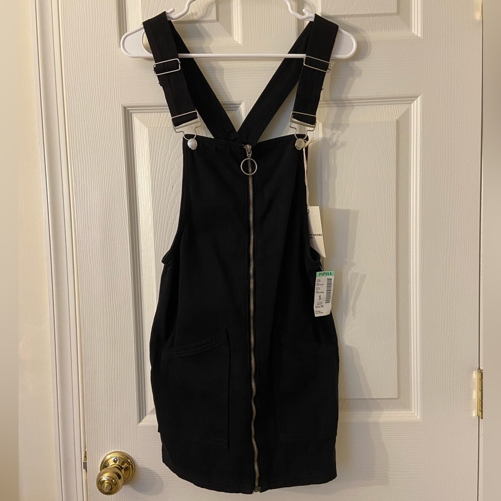 Black Overall Dress